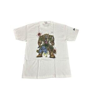 Vtg Trencher Keith Giffen 1993 Hanes Graphitti Comics L Single Stitch NWOT